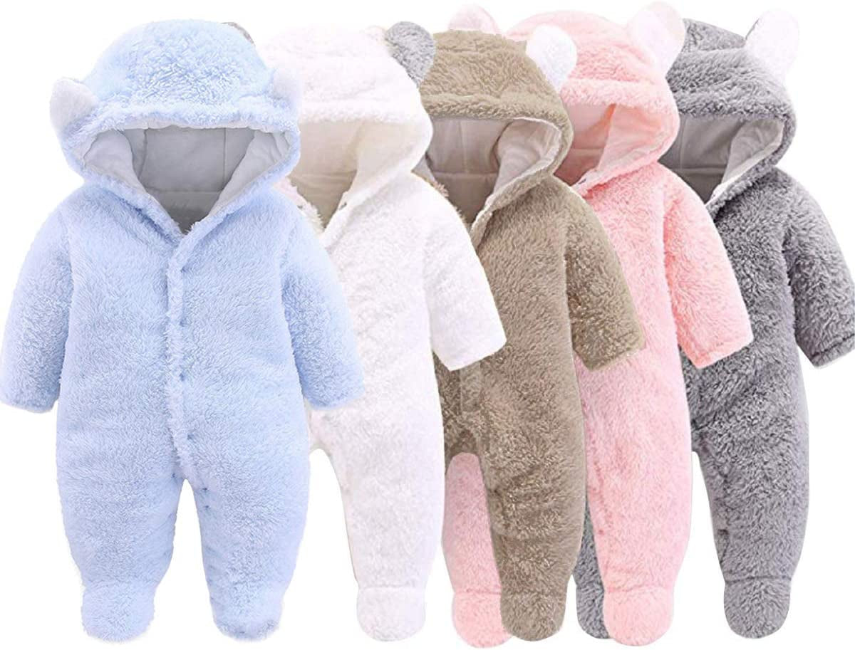 Unisex Baby Clothes Winter Coats Cute Newborn Infant Jumpsuit Snowsuit Bodysuits Registry for Baby Essentials Stuff